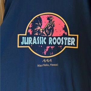 Maui Nalu Hawaii Jurassic Rooster  T-Shirt